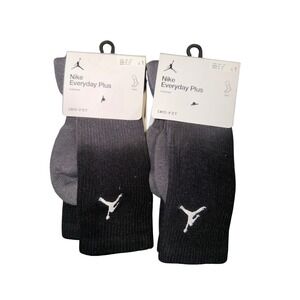 Jordan Everyday Plus Crew Sock (2 pairs) Women's 6-10/Mens 6-8/5Y-7Y